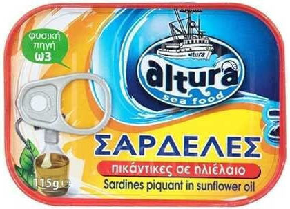 Altura Sardines Spicy In Sunflower Oil 100gr