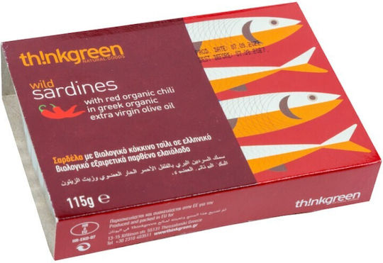Th!nk Green Natural Goods Σαρδέλες 115gr