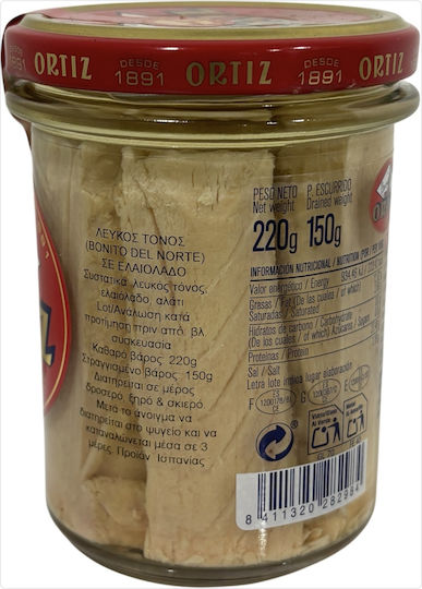 Ortiz Thunfisch Weiß in Olivenöl 1Stück