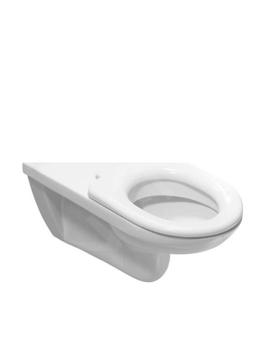Jika Deep Toaletă montată pe perete cu Capac Închidere lentă Albă