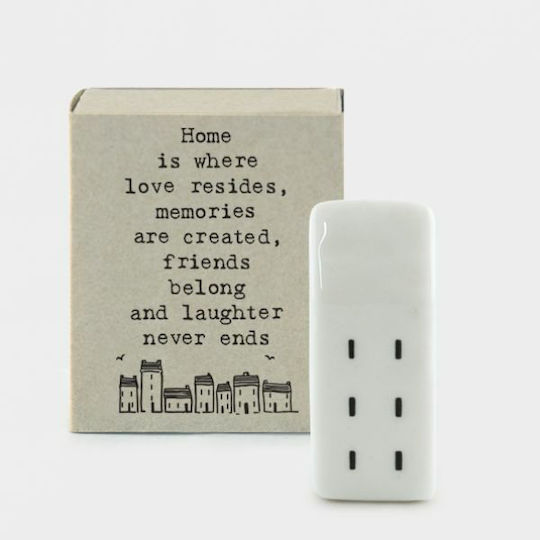 Synchronia Decorative Home made of Ceramic Material 3.4x2x4.5cm 1pcs