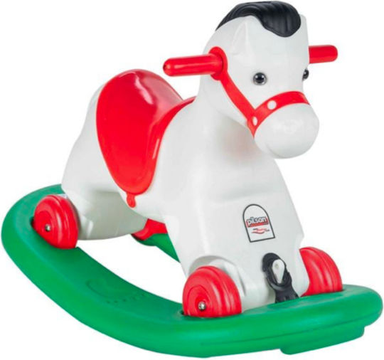 Schaukelspielzeug Pferd mit Musik & Rädern