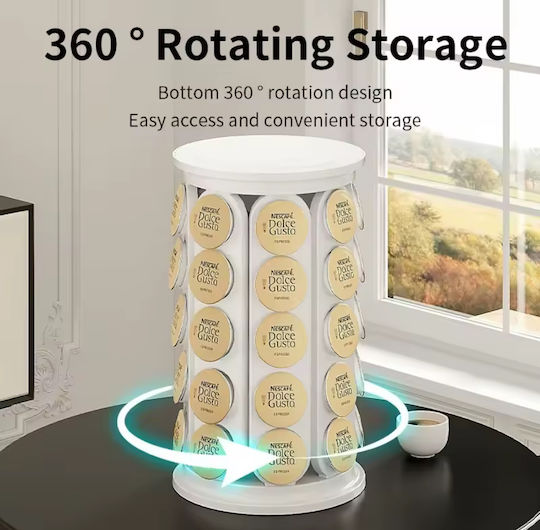 One Fashion Storage Stand 40 Nespresso Capsules Black