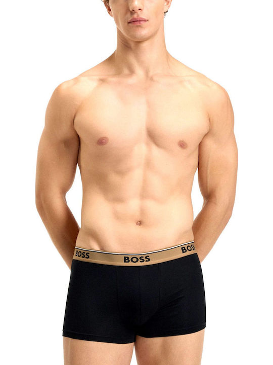 Men's Boxers Black-beige 3Pack