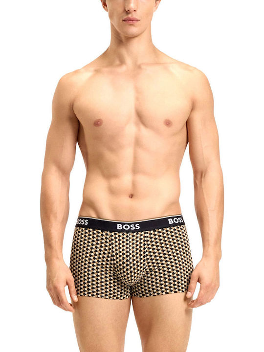 Men's Boxers Black-beige 3Pack