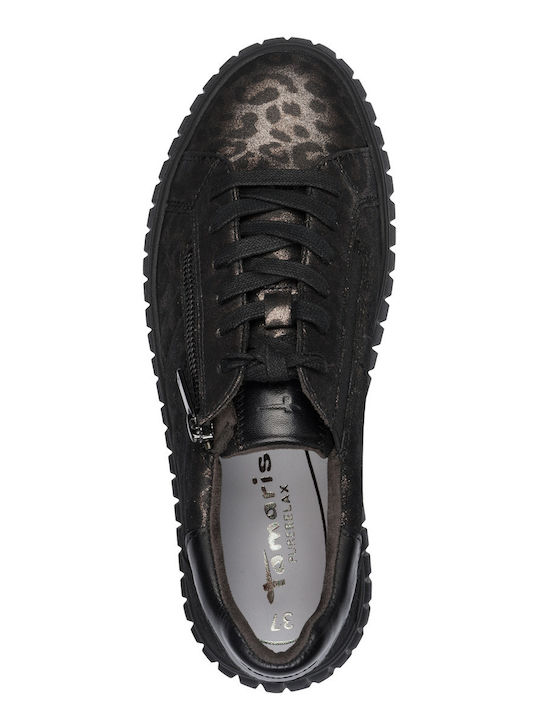 Damen Sneakers Leopard Met