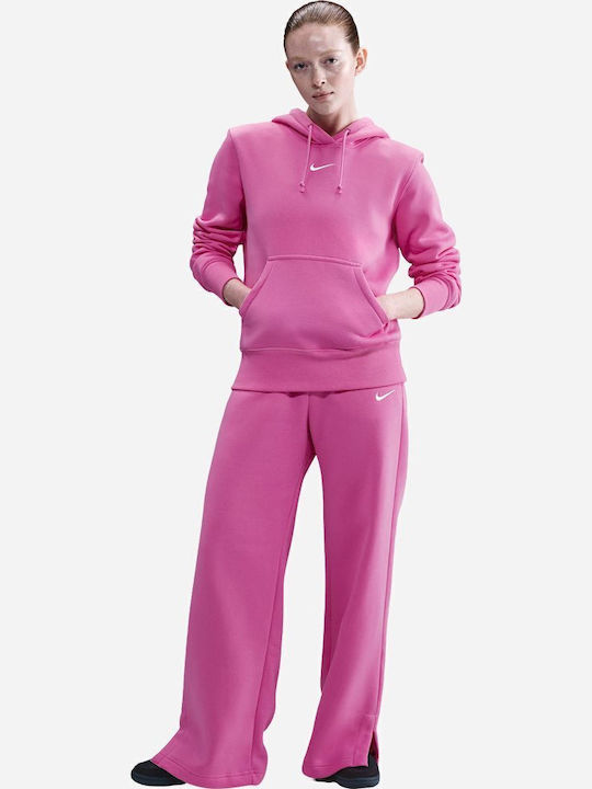 Sportswear Дамски Суитшърт Худи Розов