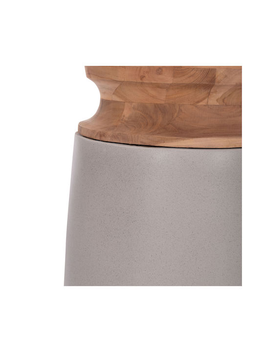 HomeMarkt Decorative Vase Linter Gray 11.7cm