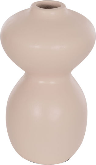 HomeMarkt Decorative Ceramic Vase Nelly Ecru Φ22xH35cm