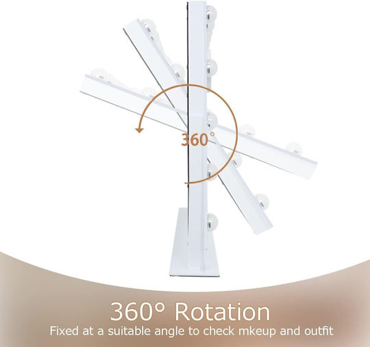 Schminkspiegel mit Licht Beige