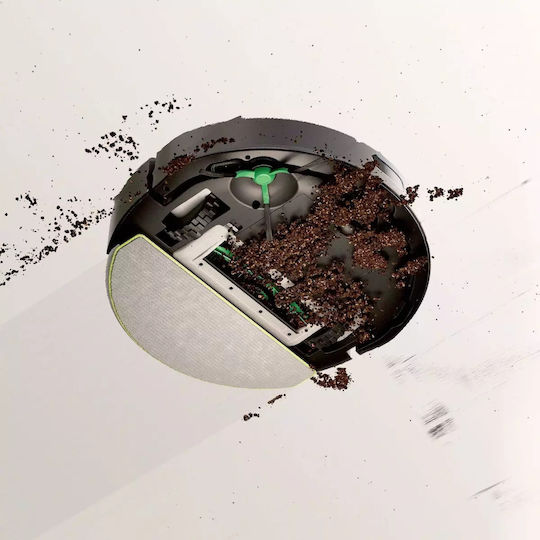 iRobot Roomba 105 Combo + AutoEmpty Roboter-Staubsauger mit Kartierung Laser & Saugkraft 7000Pa Schwarze