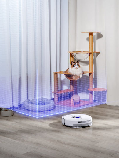 Narwal Freo Z10 Ultra Aspirator Robot Cu Cartografiere Laser Și Putere De Aspirație 18000Pa Albă