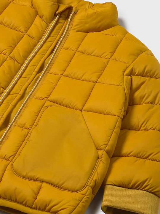 Kids' Coat with Lining Yellow