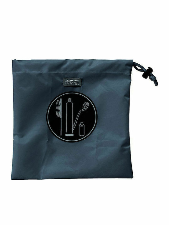 Ordinett Italy Travel Bag Cosmetics 27x27cm Polyester Toiletry Bag Travel Dark Gray