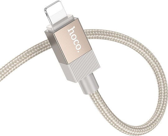 Hoco 3.5mm to Lightning Cable Χρυσό 1m (UPA32A)