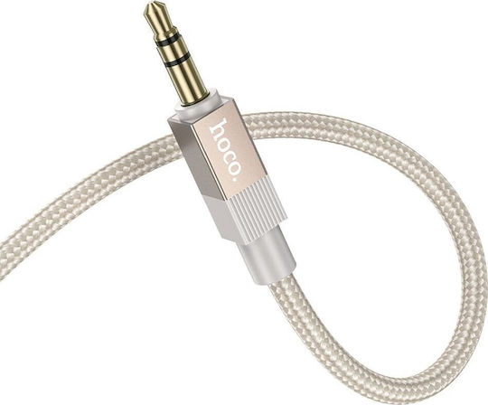 Hoco Hoco 3.5mm Male to 3.5mm Male Audio Cable Black 1m with Gold Plated Terminals