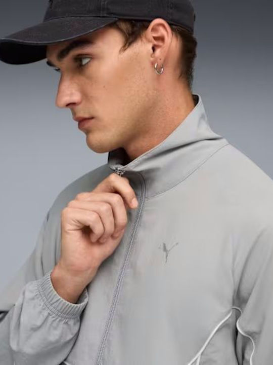 Ανδρική Ζακέτα Track Jacket Γκρι