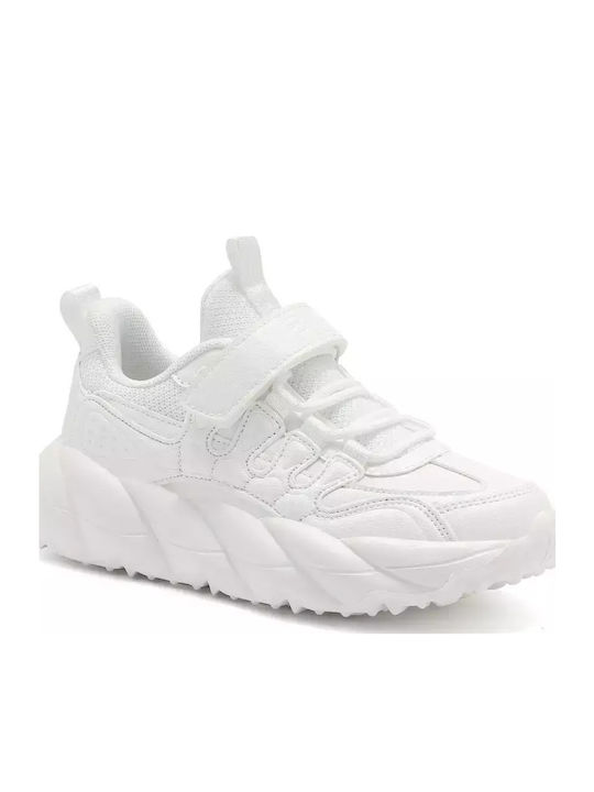 Memory Space 3 Kinder Sneakers mit Klettverschluss Weiß
