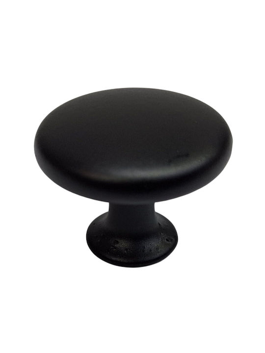 Knob Furniture made of Metallic & Zamak Black matte 30mm (Center Distance 30mm) 4102-001-BRZ1 1pcs