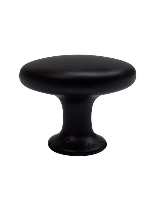 Knob Furniture made of Metallic & Zamak Black matte 30mm (Center Distance 30mm) 4102-001-BRZ1 1pcs