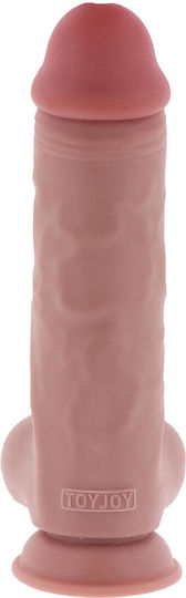 Ρεαλιστικό Dildo με Βεντούζα Flesh