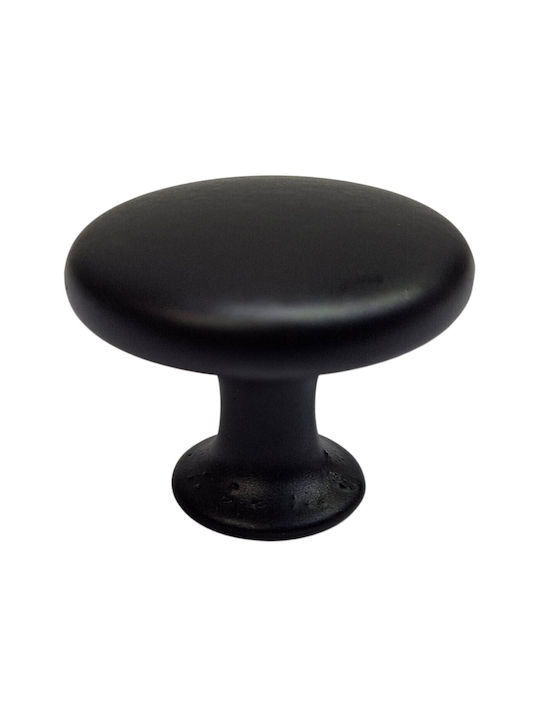 Knob Furniture made of Metallic & Zamak Black matte 30mm (Center Distance 30mm) 4102-001-BRZ1 1pcs