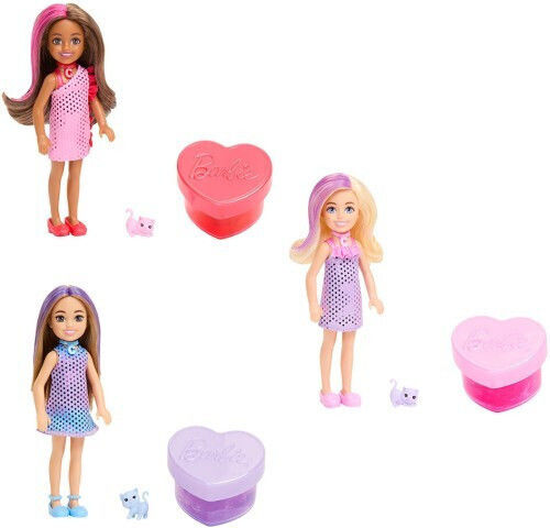 Barbie Chelsea Doll Color Reveal for 3+ years+ Years (Various Designs/Assortments of Designs) 1pc