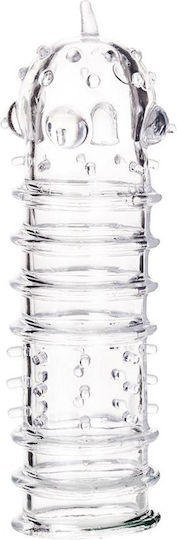 A-toys Penis Sleeve Tpr Transparent 15.3 Cm