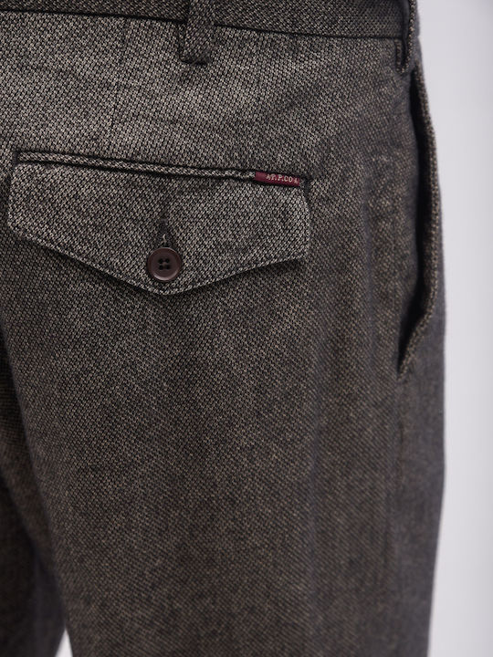 Trousers Elastic in Regular Fit Gray
