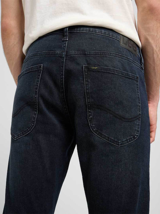 Luke Ανδρικό Παντελόνι Τζιν με Slim Tapered Εφαρμογή Dark Blue