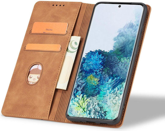 Bodycell Book Piele artificială / Silicon Maro (Poco F7 Pro)