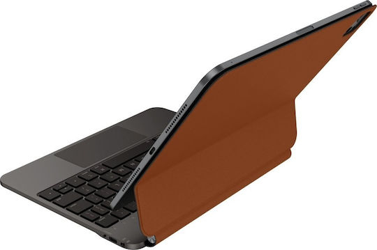 Uniq Flip Cover με Πληκτρολόγιο Καφέ (iPad Pro 11 M4 (2024))