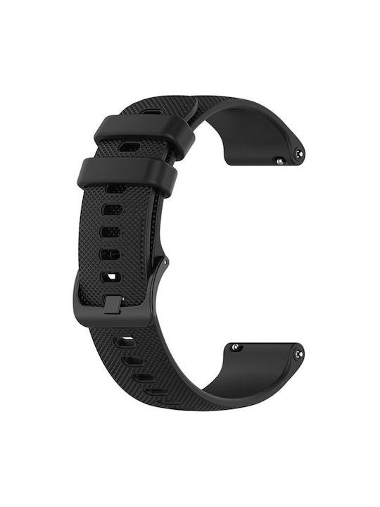 Silikon Tragbare Bänder 22mm Schwarzes