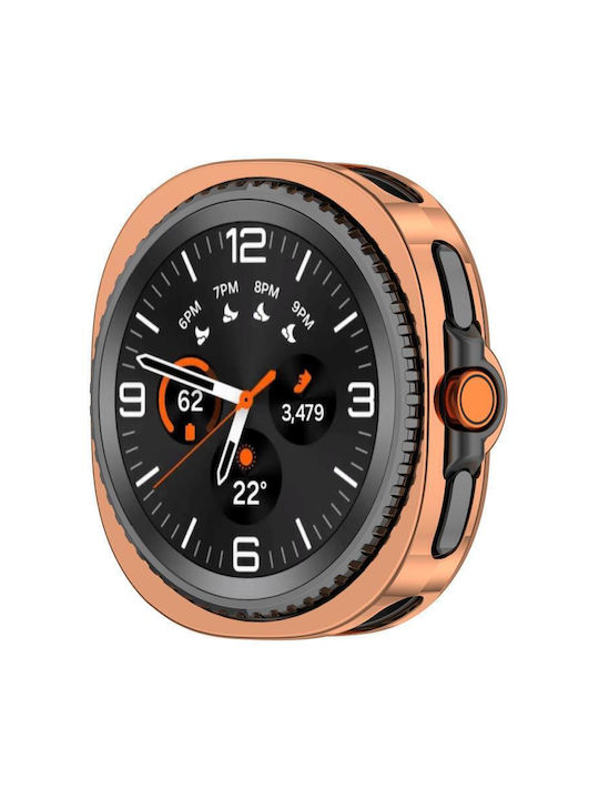 Galaxy Θήκη Σιλικόνης σε Ροζ Χρυσό χρώμα για Samsung Galaxy Watch8 Classic 46mm