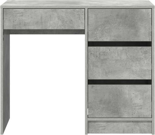 Schreibtisch Holz Cement Grey 90x37.5x75cm
