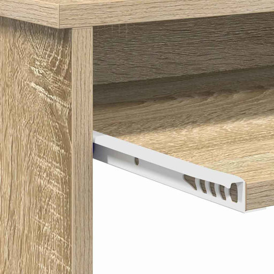 Γραφείο Υπολογιστή Ξύλινο Δρυς Sonoma 106x40x88.5εκ.