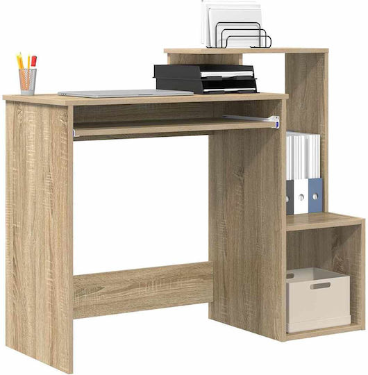 Γραφείο Υπολογιστή Ξύλινο Δρυς Sonoma 106x40x88.5εκ.