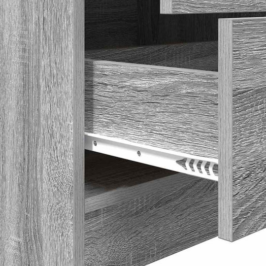 Desk Wooden Grey Sonoma 90x50x76cm