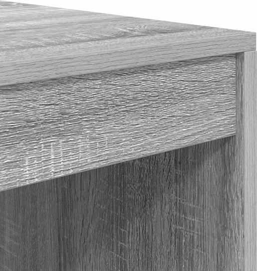 Desk Wooden Grey Sonoma 90x50x76cm