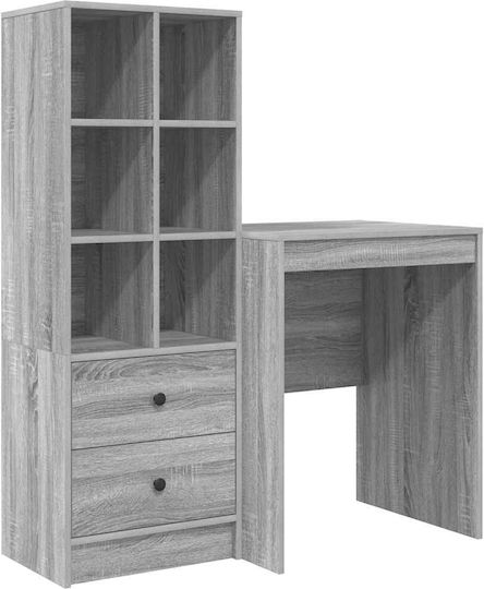 Schreibtisch Holz Gray Sonoma 60x50x76cm