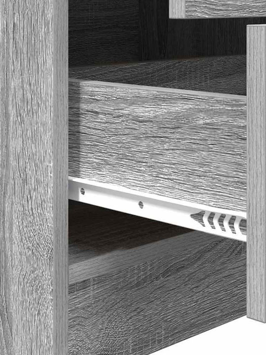 Desk Wooden Grey Sonoma 90x40x76cm