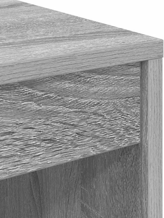 Desk Wooden Grey Sonoma 90x40x76cm