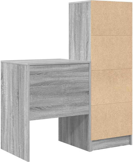 Schreibtisch Holz Gray Sonoma 60x50x76cm