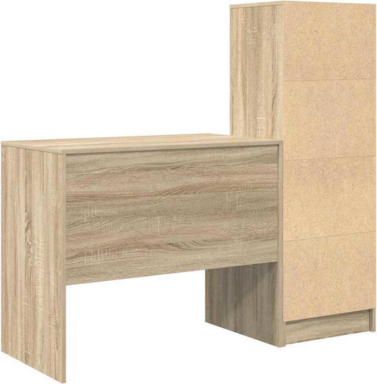 Schreibtisch Holz Sonama 90x50x76cm