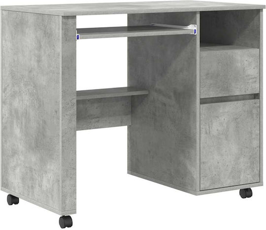 Computer Büro Holz Grey Concrete 91x50x77cm