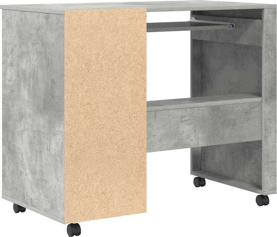 Computer Büro Holz Grey Concrete 91x50x77cm