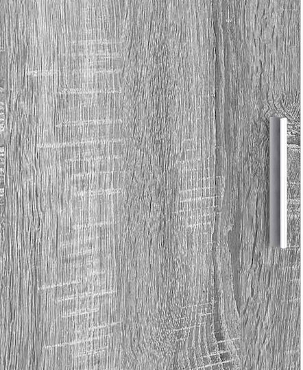 Sideboard Wooden Grey Sonoma 31.5x32x124cm