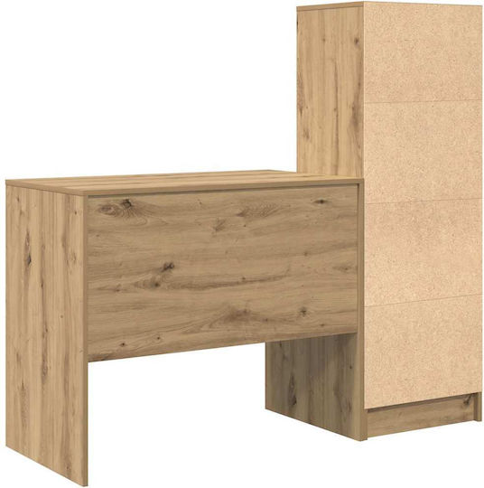 Бюро Дървено Artisan Дъб 90x50x76см
