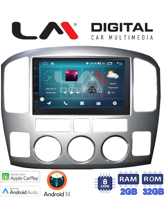 LM Digital Автомобилна Аудио Система (Блутут/USB/WiFi/GPS/Apple-Carplay/Android-Auto) с Тъчскрийн 6.8"