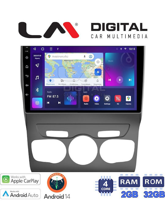 LM Digital Ηχοσύστημα Αυτοκινήτου για Citroen C4 / DS4 2011-2019 (Bluetooth/USB/WiFi/GPS/Apple-Carplay/Android-Auto) με Οθόνη Αφής 10.1"
